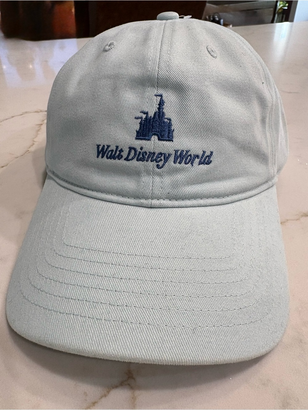 Disneyworld light blue women’s baseball cap, NWT